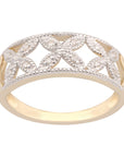 9ct Yellow Gold Total Diamond Weight 0.06ct Diamond Ring