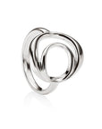 Sterling Silver Swirl Dress Ring